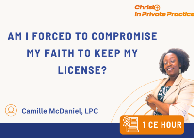 Am I Forced to Compromise My Faith to Keep My License?