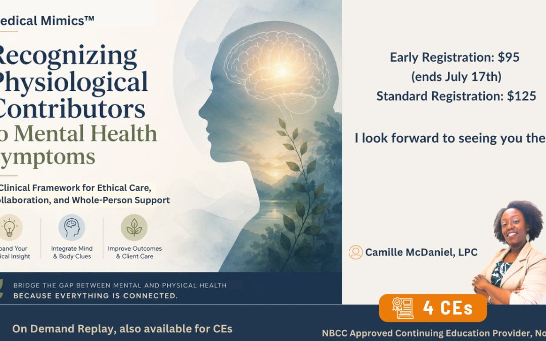 Recognizing Physiological Contributors to Mental Health Symptoms – Fri. 7/31/26