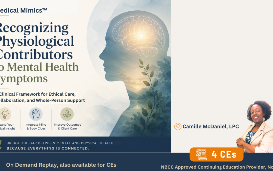 Recognizing Physiological Contributors to Mental Health Symptoms – Sat. 8/31/26