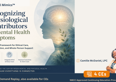 Recognizing Physiological Contributors to Mental Health Symptoms – Sat. 8/31/26